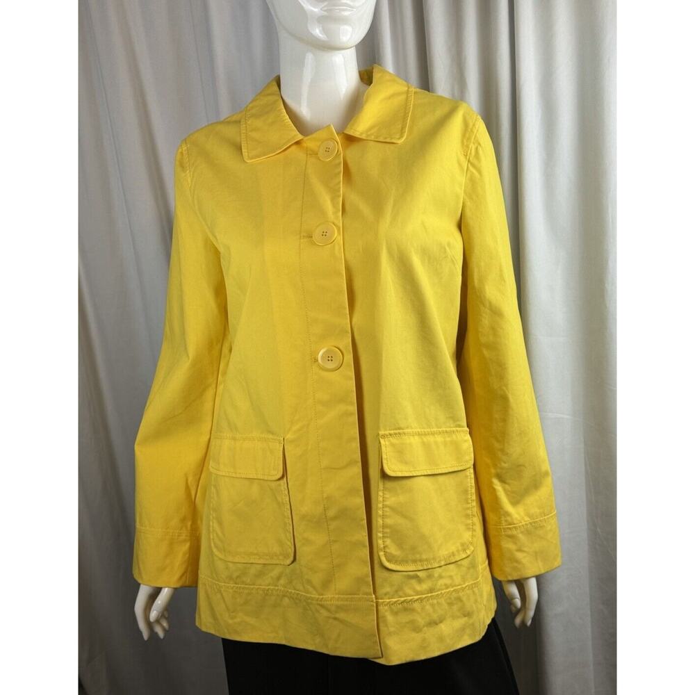 Old Navy Three Button Raincoat, Canary Yellow, Sz… - image 2